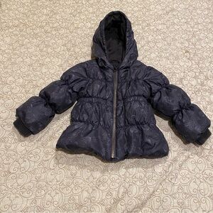 Old Navy Gray Girls 3T Puffer Jacket